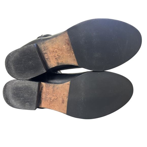 Cole Hahn Air Avalon Black Leather Triple-Buckle Knee Boots Size 8.5 Riding - Picture 6 of 7